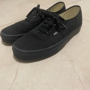 Black vans. Size 10.5. Good condition